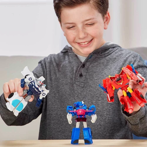 Трансформер Hasbro Кибервселенная: фигурка 14 см CYBERVERSE WARRIOR HOT ROD (E3638 ): Развитие и изучение Развитие внимания, Развитие воображения, Развитие логики, Развитие мышления, Сенсорное восприятие