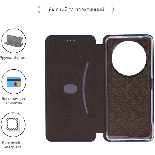 Чехол для телефонов ArmorStandart G-Case Blue for Xiaomi Redmi A3 (ARM74431): Тип чехол-книжка