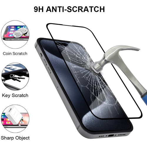 Аксесуар для смартфона Lunatik Premium Tempered Glass 3D Full Cover Black для Google Pixel 8 Pro: Сумісність Google Pixel 8 Pro