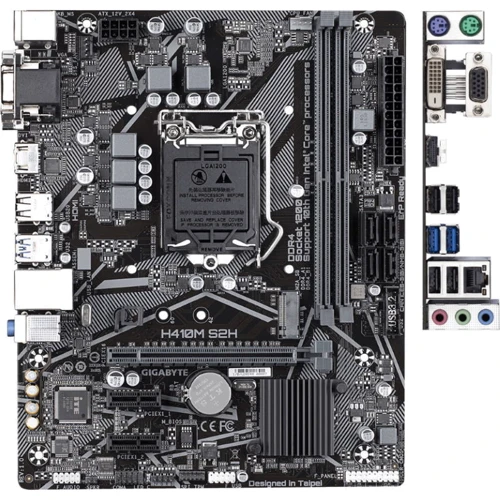 GIGABYTE H410M S2H V3: Оперативная память 2xDDR4 2666 МГц, до 64 ГБ