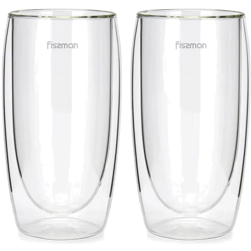 Набор стаканов Fissman FRAPPE с двойными стенками 2х350 мл (6447)