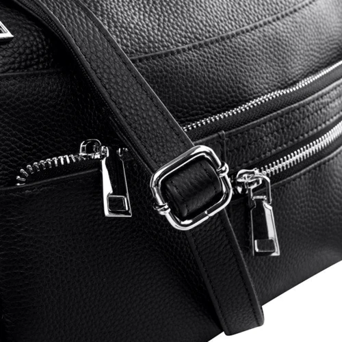 Женская сумка через плечо Vito Torelli черная (VT-6006-black): Тип ручки Со съемным ремнем, Плечевой ремень, Без ручки