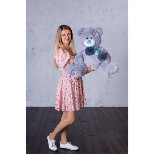 Мягкая игрушка Уолтер 80 см серый