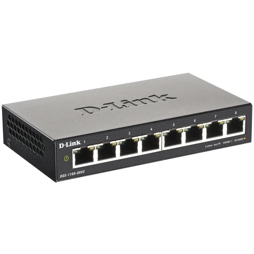 Мережевий комутатор D-Link DGS-1100-08V2/A1A