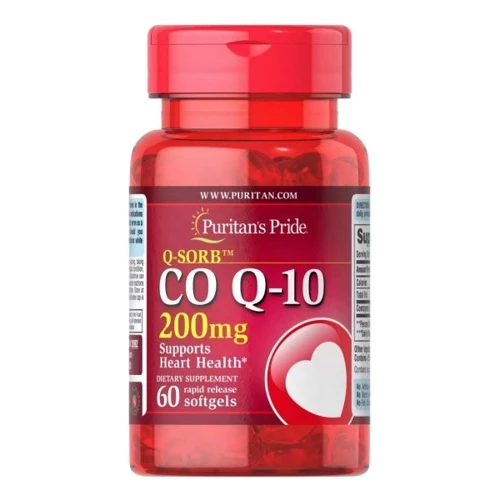 

Puritan's Pride Co Q-10 200 mg Коэнзим Q-10 60 гелевых капсул