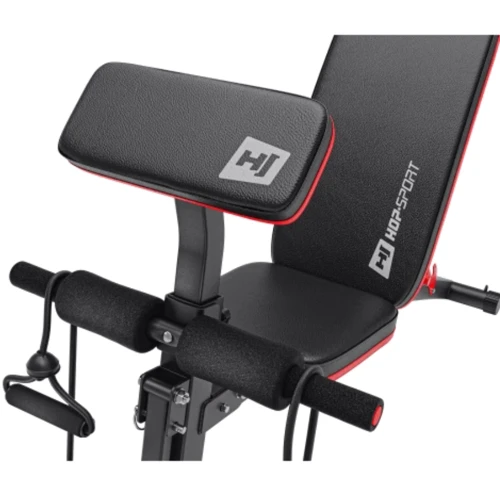 Скамья для жима и пресса Hop-Sport STRONG 146 кг HS-1035 со стойками 1005L (UT-10000684) фото 7