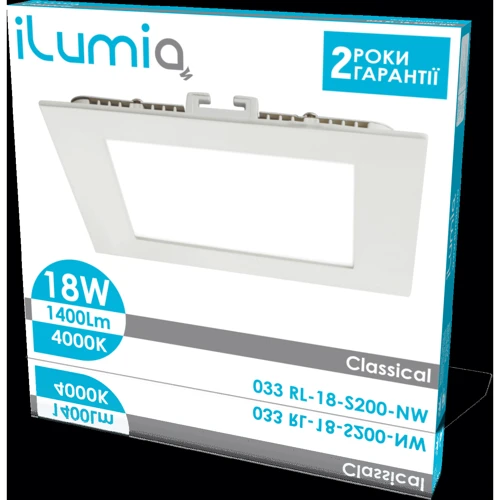 Ilumia 033 RL-18-S200-NW 1400Лм, 18Вт, 220мм, 4000К (LP5363): Производитель Ilumia