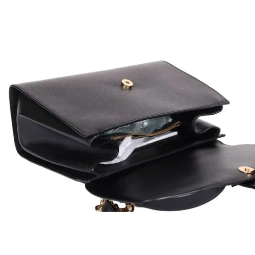 Жіноча каркасна сумка Michael Kors Bleecker MD чорна (30F9G0BS2L001): Тип Сумки
