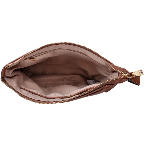 Женская сумка через плечо Amelie Galanti коричневая (A991457-dark-brown): Страна производитель Китай