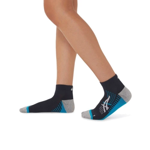 Шкарпетки Asics Icon Run Quarter Sock (3013A867-400) 43-46 (29-31) сині фото 3