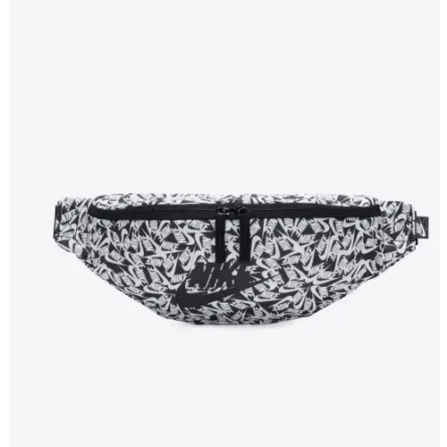 Сумка на пояс Nike NK HERITAGE WAISTPCK ACCS PR белый, черный Уни 10 x 41 x 15 см (FD5593-010): Количество колес Нет