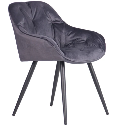 Кресло AMF Gabriel black/monsoon gray (545858) фото 6