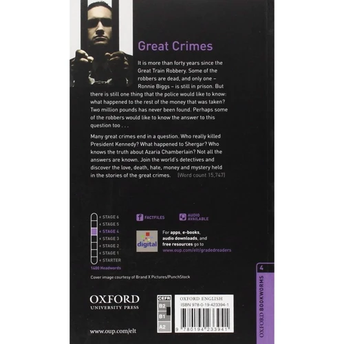 Bookworms 4: John Escott: Great Crimes Factfile: Производитель Oxford University Press