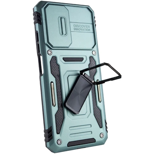 Чехол для телефонов Mobile Case Camshield Army Ring Light Green for Xiaomi Redmi Note 11 (Global) / Note 11S: Материал TPU (термополиуретан) и поликарбонат
