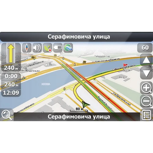 Prestigio GeoVision 5700 HD: Память 4 ГБ встроеной + microSD (поддержка до 8 ГБ)