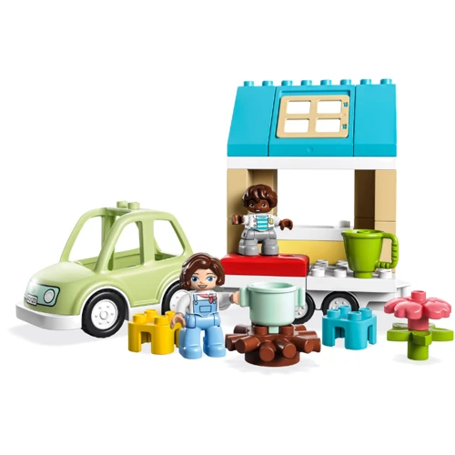 Конструктор LEGO At home on wheels Семейный дом на колесах (10986): Рекомендуемый возраст 2+