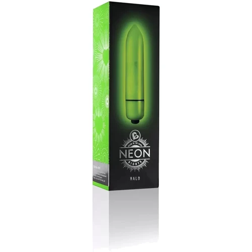 Вибропуля Rocks Off Neon - Halo, светится в темноте