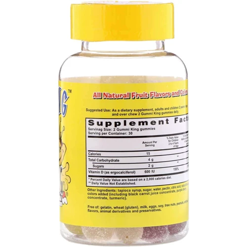Gummi King Vitamin D 60 Gummies Вітамін D: Тип вітамін D