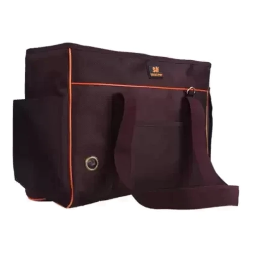 Сумка-переноска Do Do Pet Classik Brown L 49х20х33 см шоколад (6931233200026) фото 4