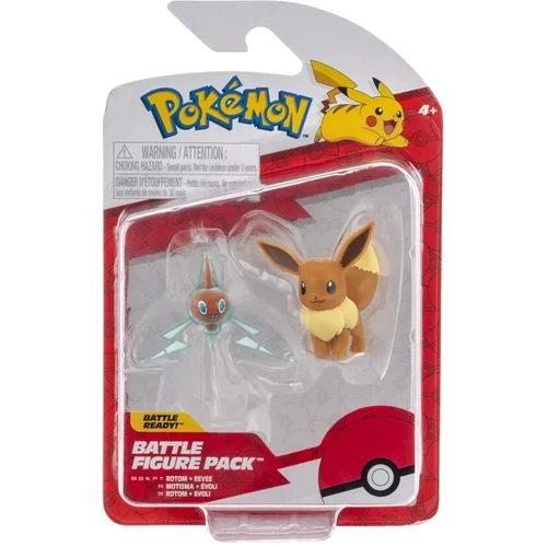 Набір ігрових фігурок Pokemon W17 - Іві та Ротом (PKW3567-W17): Серія Покемоны