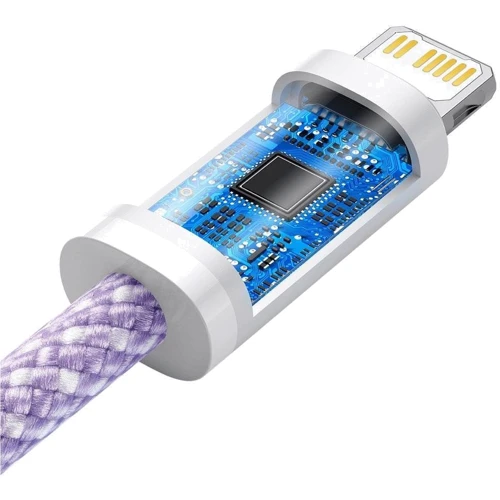 Кабель Baseus Cable USB-C to Lightning Dynamic 20W 1m Purple (CALD000005) фото 4
