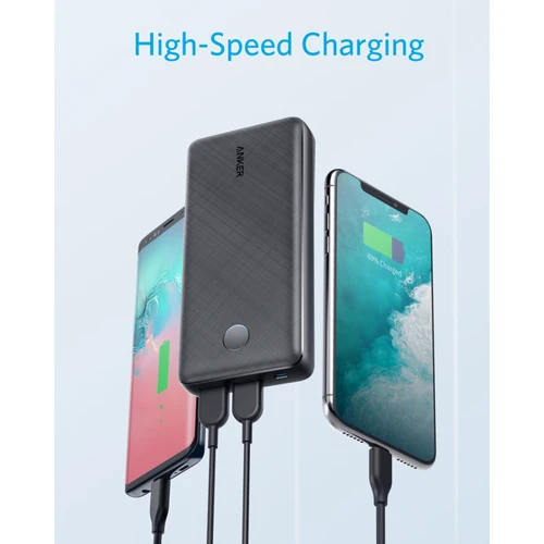 Внешний аккумулятор ANKER Power Bank PowerCore Select 20000mAh 2xUSB 3A Black (A1363G11): Тип батареи Литий-ионные