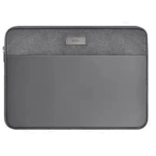 WIWU Minimalist Laptop Sleeve Gray for MacBook Pro 14" M4 | M3 | M2 | M1