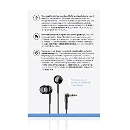 Наушники Sennheiser CX 100 Black: Диапазон частот (Гц) 17-20000
