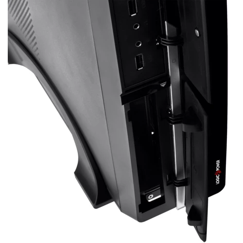 Корпус LogicPower S608BK: Материал передней панели пластик