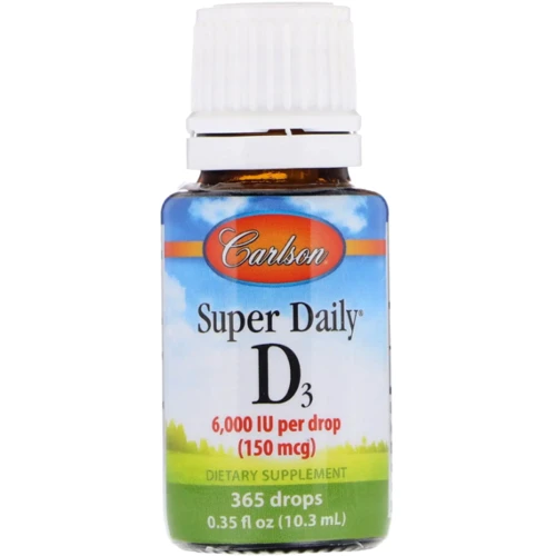 Carlson Labs Vitamin D3 Вітамін D3 6000 МО 10.3 мл: Форма випуску Жидкость