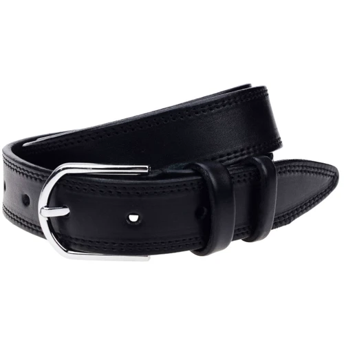 Чоловічий ремінь Borsa Leather чорний (br-125R1350330-black)
