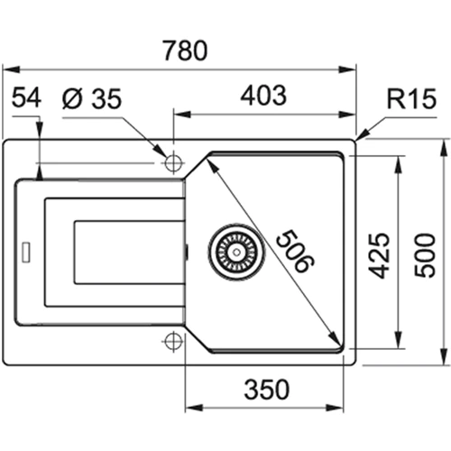 Кухонная мойка Franke Urban UBG 611-78 114.0701.806