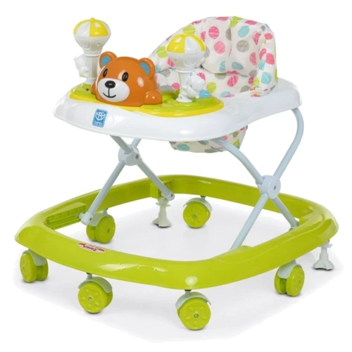 Ходунки дитячі на колесах Bambi музичні (M 3656-2(Light-Green))