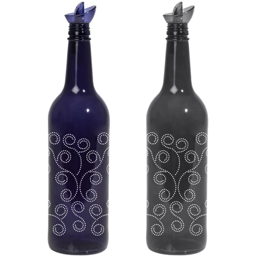 Пляшка HEREVIN Dark Blue-Grey-Ivy Mix для олії 0.75 л (151144-070)