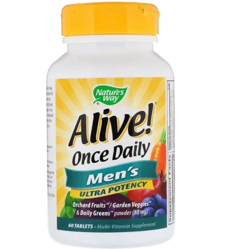 Nature's Way, Alive! Once Daily, Men's Multi-Vitamin, 60 Tablets (NWY-15685)