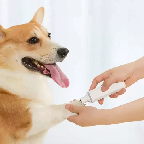 Триммер для когтей домашних животных Xiaomi Pawbby Pet Electric Mill a Methyl Controller White: Материал металл/пластик