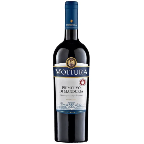 Вино Mottura Vini Primitivo di Manduria DOC, червоне, сухе, 11-14.5% 0.75л (MAR8006853000343)
