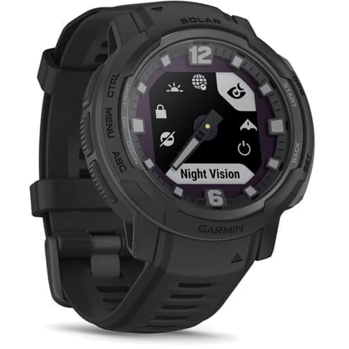 Смарт-часы Garmin Instinct Crossover Solar Tactical Edition Black (010-02730-00): Фитнес-функции Шагомер, Секундомер, Пульсоксиметр, GPS-модуль, Пульсометр
