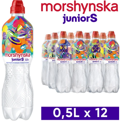 Вода Моршинська JuniorS минеральная природная столовая негазированная 12х0.5 л (DS48200170018301) фото 5