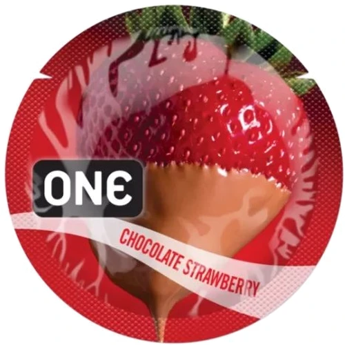 Презерватив ONE Flavor Waves Chocolate Strawberry