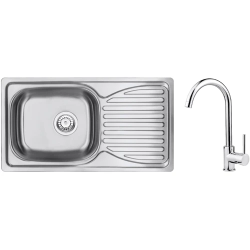 Набір для кухні Deante Legato ZEL_X113 + BOC_062M (ZELA0113): Форма прямокутна