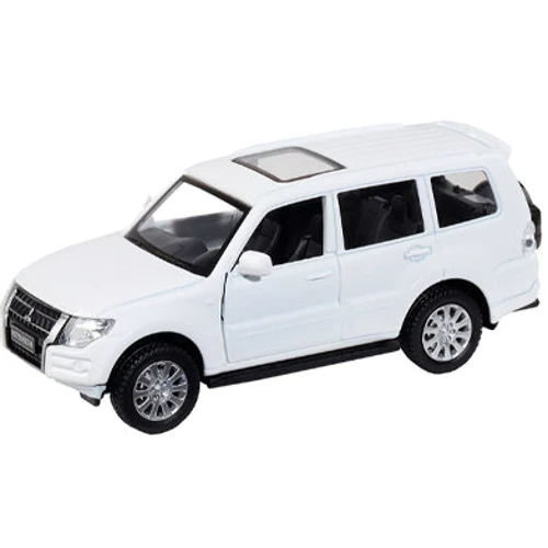 Автомодель TechnoDrive MITSUBISHI PAJERO 4WD TURBO белый 1:43 (250283)