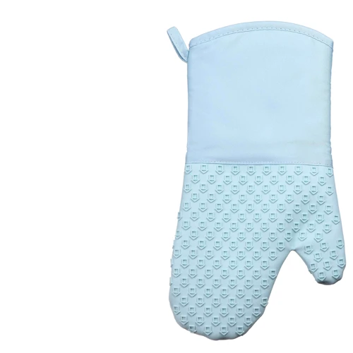 Рукавичка-прихватка Ardesto Tasty Baking 35х19 см, блакитний, силікон, бавовна (AR2327T)