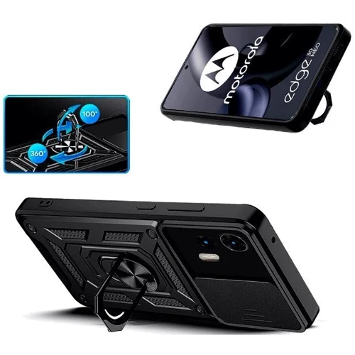Чохол для телефона BeCover Military Black для Motorola Edge 30 Neo (709966): Тип накладка на заднюю часть