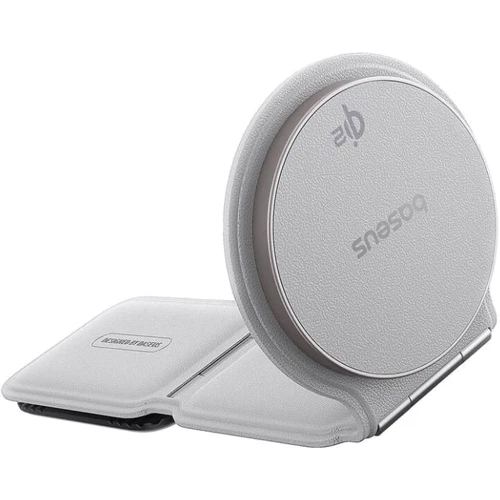 Держатель Baseus Car Holder Magnetic C02 Mega Wireless Charging 15W White (C40169003211-00) for Apple iPhone 16 I 15 I 14 I 13 I 12 series фото 9