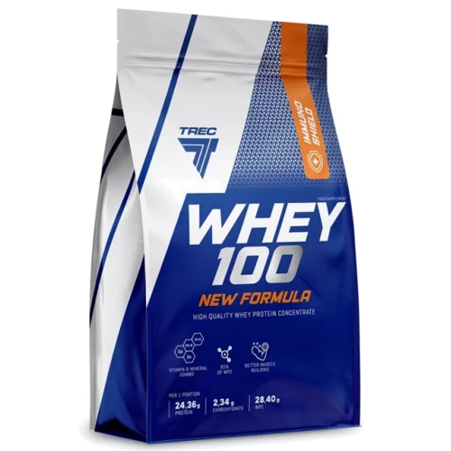 Протеин Trec Nutrition Whey 100 (New Formula) 2000 g / 66 servings / jaffa cakes