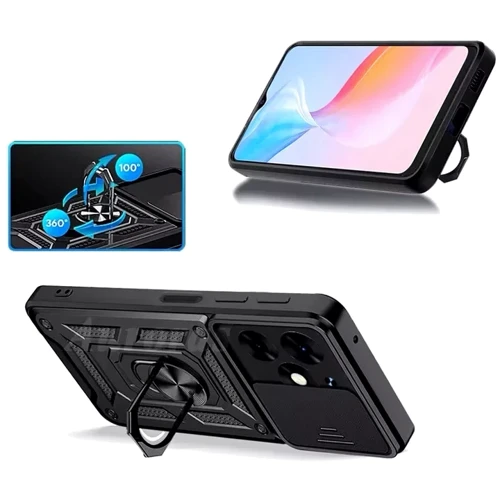 Чохол для телефона BeCover Military Black for Tecno Spark 20 (KJ5n) (712168): Сумісність Tecno Spark 20 (KJ5n)