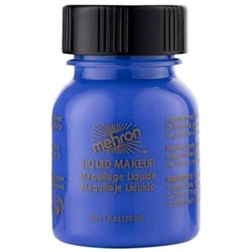 Mehron Liquid Makeup, Blue Рідкий грим (Синій) 30 ml