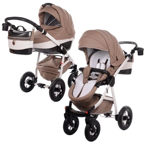 Універсальна коляска 2в1 Tako Baby Heaven Carbon 3 (пісочний / білий): Тип коляски універсальна коляска (2-в-1)