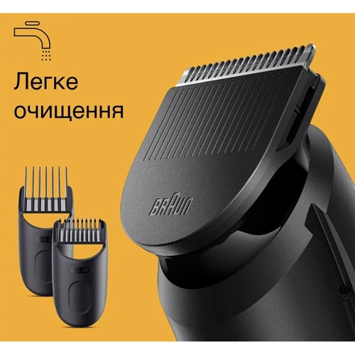 Машинка для стрижки (триммер) Braun BT 3440: Зона применения Для окантовки, Для лица, Для головы, Для бороды